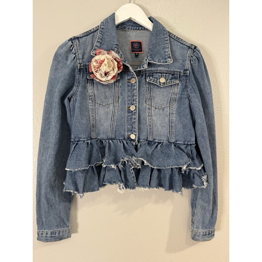 Upcycled Denim Jacket  Women - Picture 6 of 9